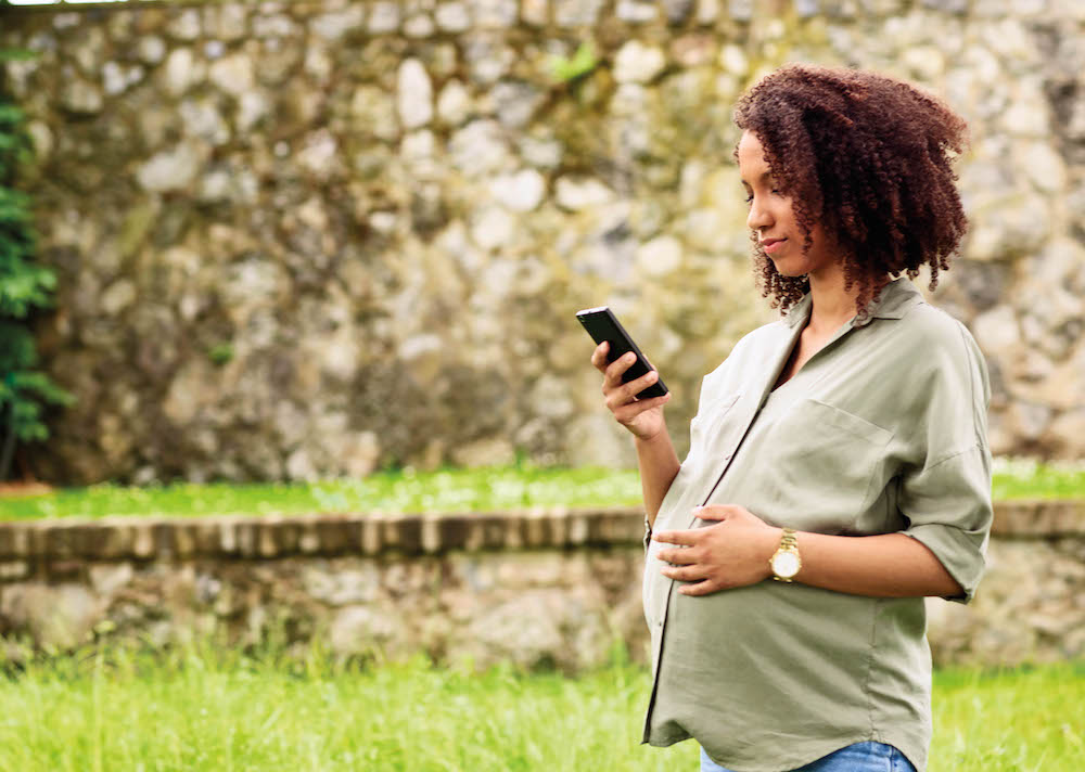 Can a mobile app help women stay healthy during pregnancy?